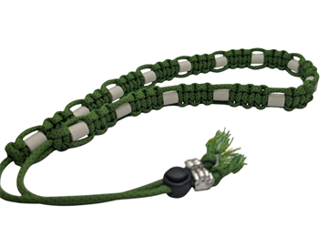 EM keramisk justerbart Flåthalsbånd - Green Diamond - 60-70 cm