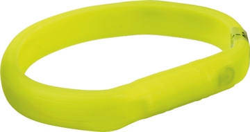 USB opladeligt LED Halsbånd - ekstra bred