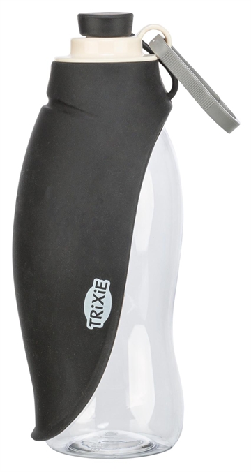 Trixie flaske med silikoneskål