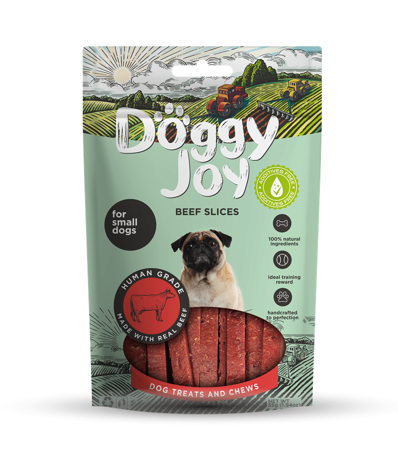 Doggy Joy - Bløde strips af oksekød