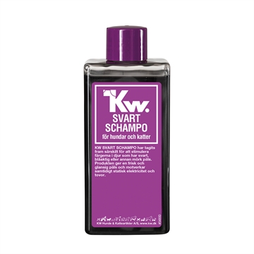 KW SortShampoo til mørke pelse - 200 ml.