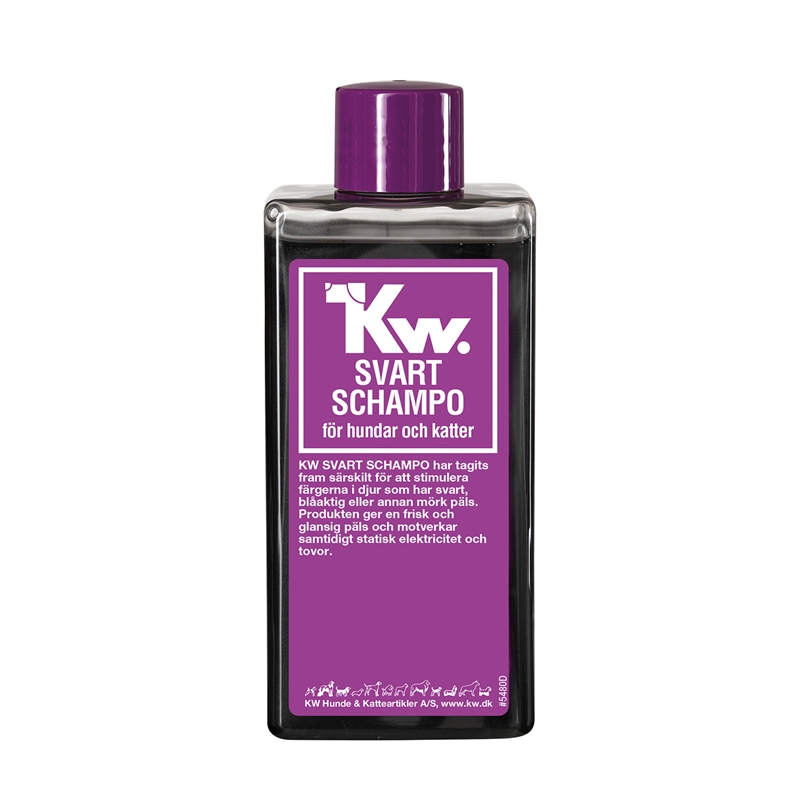 KW SortShampoo til mørke pelse - 200 ml.