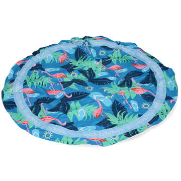 Rund kølemåtte i fint design - 60 cm i diameter - Flamingo