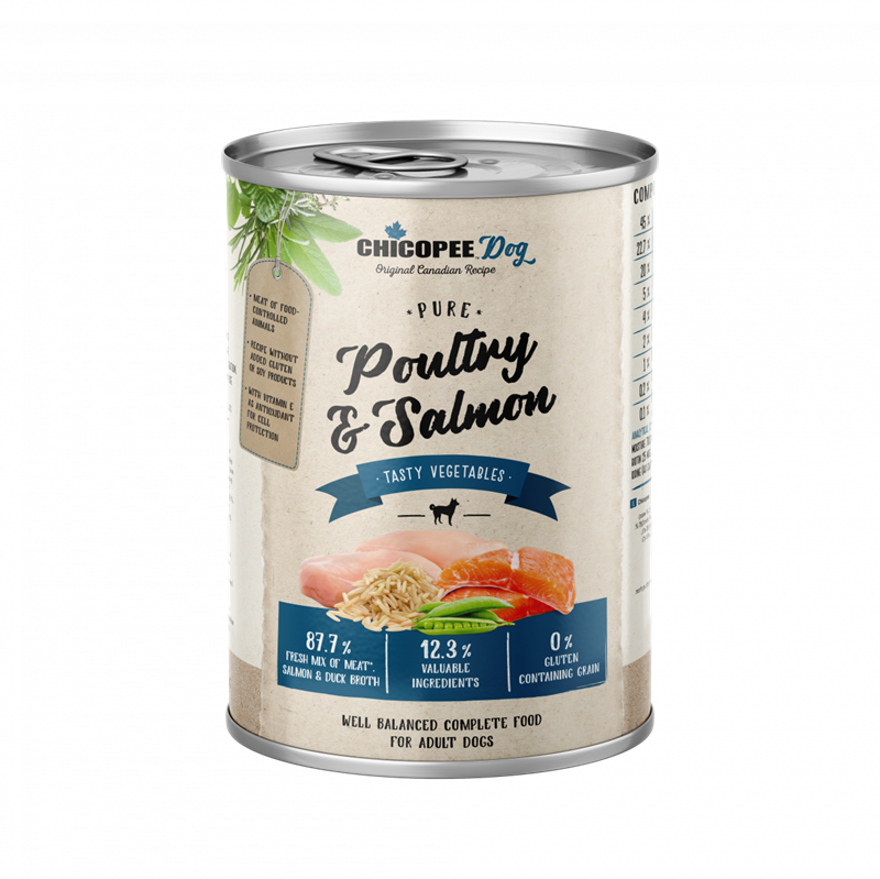 Chicopee Pure Poultry & Salmon - 400 gram