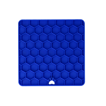 Eat Slow Live Longer Lick Mat Honeycomb - Blå