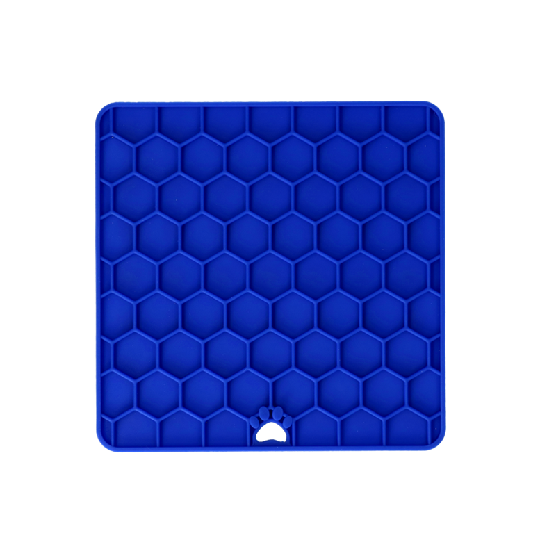 Eat Slow Live Longer Lick Mat Honeycomb - Blå