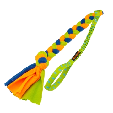 Tug-e-nuff Fleece legetøj med elastikhank - flere farver