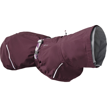 Hurtta ECO Mudventure jakke - Aubergine str. 45 cm