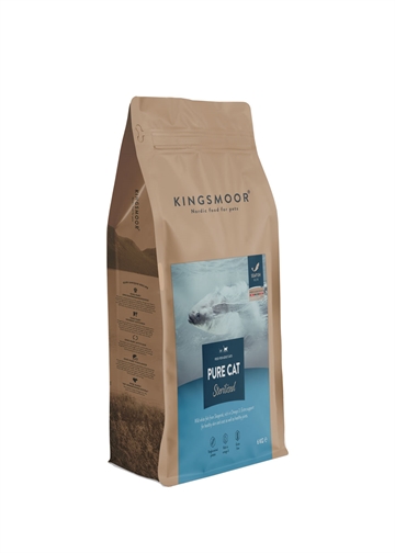 Kingsmoor Pure Fisk STERILIZED kat - 6 kg.