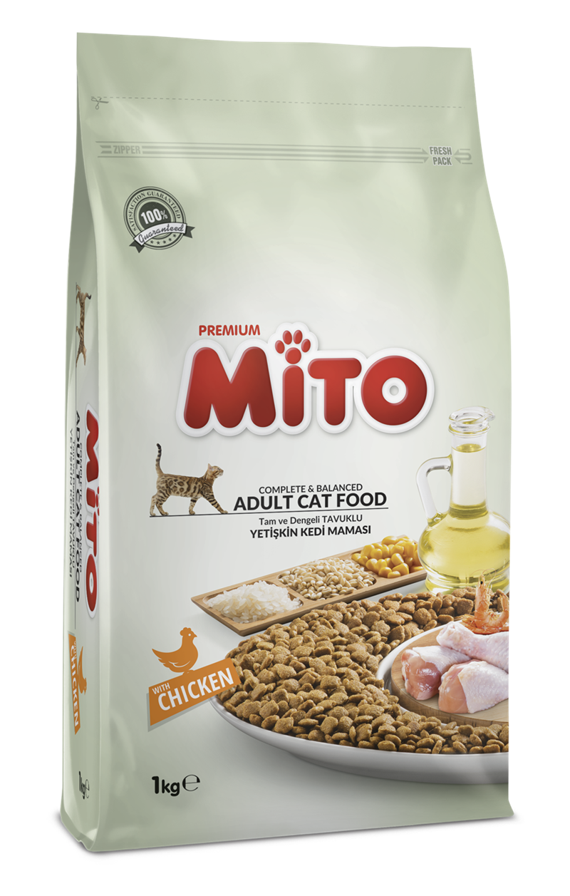 Mito Kattefoder med kylling - 15 kg. - UDLØB 5/3-24