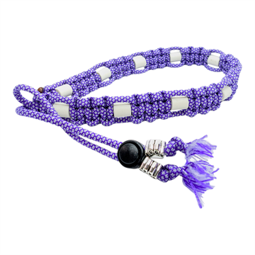 EM keramisk justerbart Flåthalsbånd - Lilla - 50-60 cm