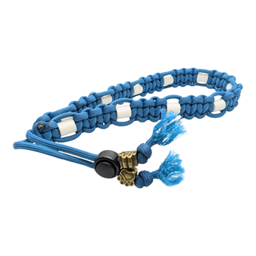 EM keramisk justerbart Flåthalsbånd - Turkis - 40-50 cm