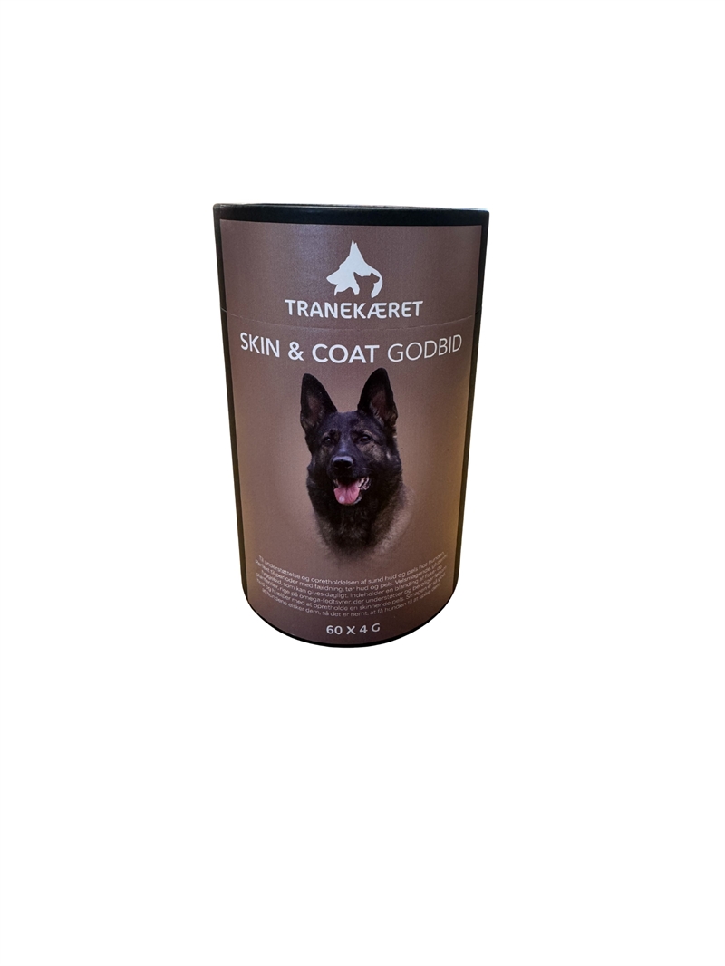 Tranekærets Skin & Coat Godbid - Til hud og pels - 60 stk.