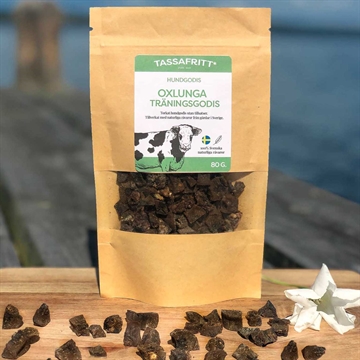 TassaFritt - Træningsgodbidder af 100% Okselunge