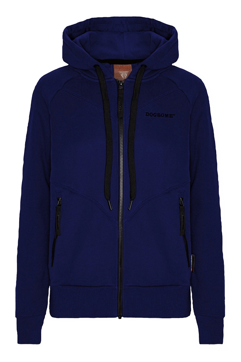 DOGSOME Biathlon Sports hoodie til damer - Blå Str. M