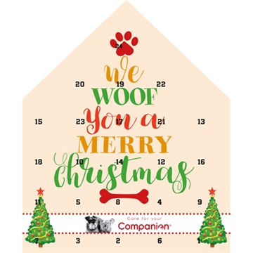 Companion julekalender til hund med masser af lækkerier
