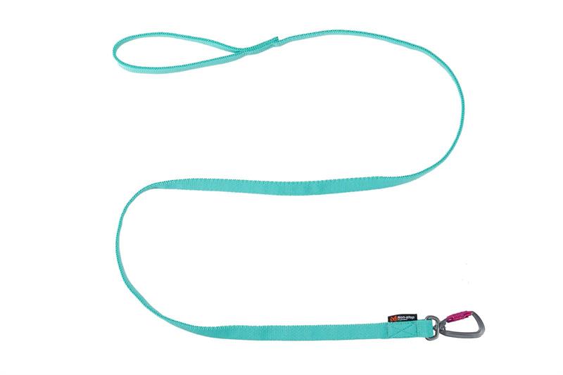 Bungee line med sikkerhedskarabin fra Non-Stop Dogwear - Aqua 2,8 meter