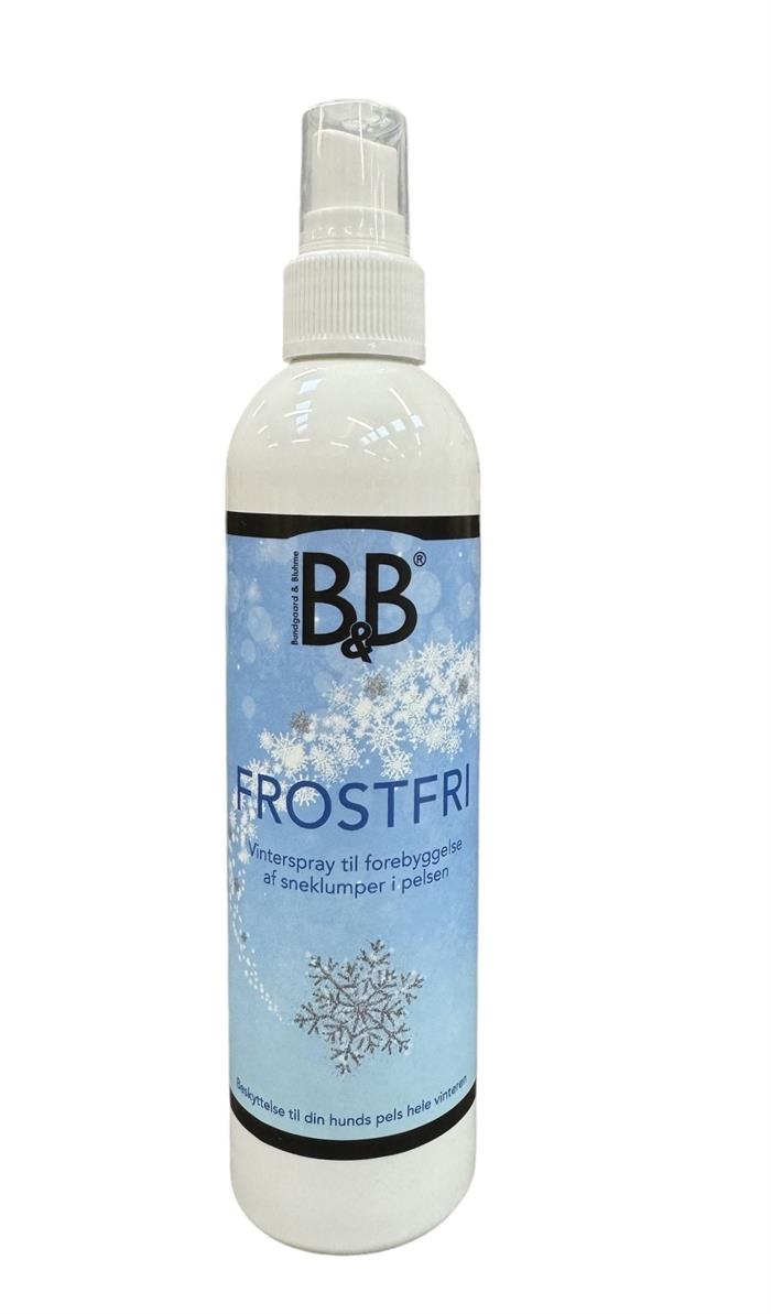 B&B Frostfri spray - Til forebyggelse af sneklumper i pelsen