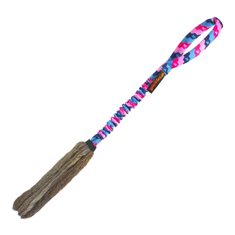 Tug-e-nuff Bungee dummy med kanin - Pink