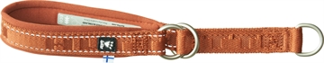 Hurtta Casual halsbånd med halvkvæl - Cinnamon 35-45 cm