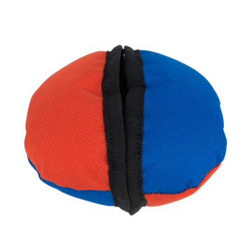 Tug-e-nuff The Clam - super god til aktivering af din hund - Orange/blå