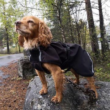 Canelana Cover softshell dækken - vind- og regndækken - Sort str. L