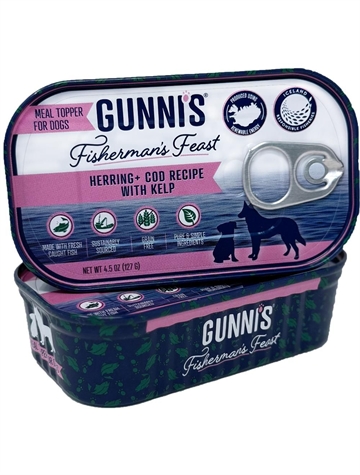 Gunni's Pet - Toppers med Sild, Torsk og Tang