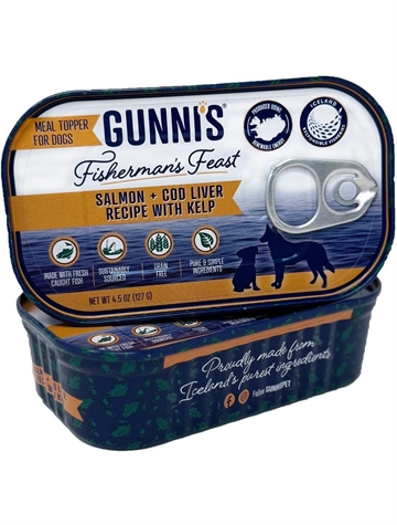 Gunni's Pet - Toppers med Laks, Torskelever og Tang