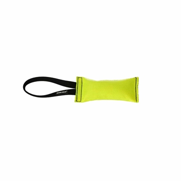 Ekstra holdbar bidepølse - ideel til træning - Gul 6x20 cm