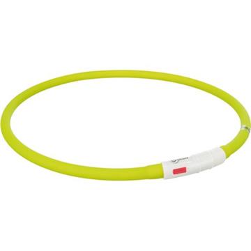 USB opladeligt LED Halsbånd - Grøn