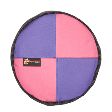 Tug-e-nuff frisbee - Pink/Lilla Str. S