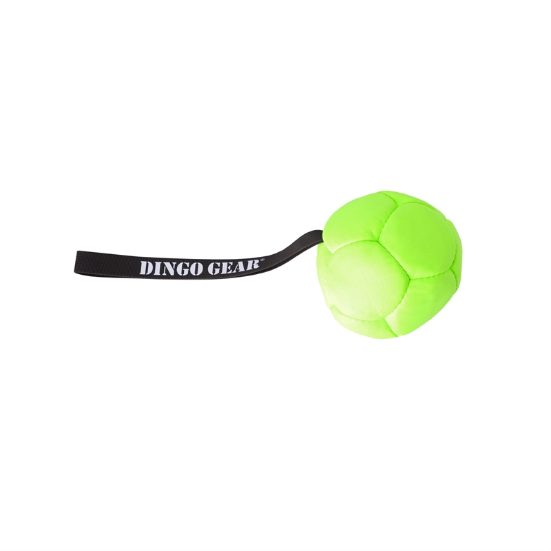 ECO oppustelig Læderbold med håndtag - Grøn Str, S