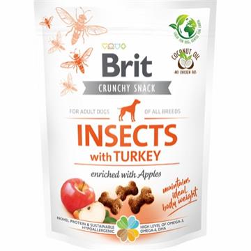 Brit Care Crunchy kiks med Insekt og Kalkun - UDLØB 11/10-23