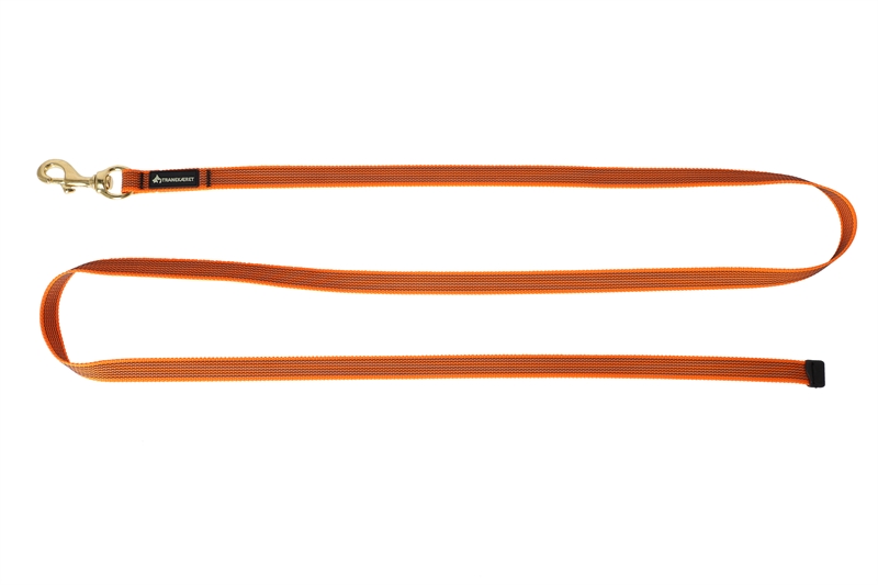 Orange nonslip line til hund